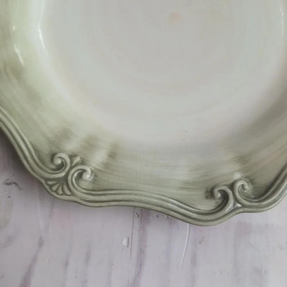 Lenox Dinner Plate Green Colore Verde VERDE 9” Italy